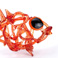 Pesce Rosso 2012 - 45 cm x 35 cm - vetro fusione fornace Murano | Gianna Moise